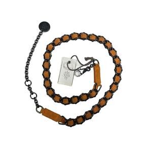 Eleventy Milano Platinum Special Collection Suede Chain